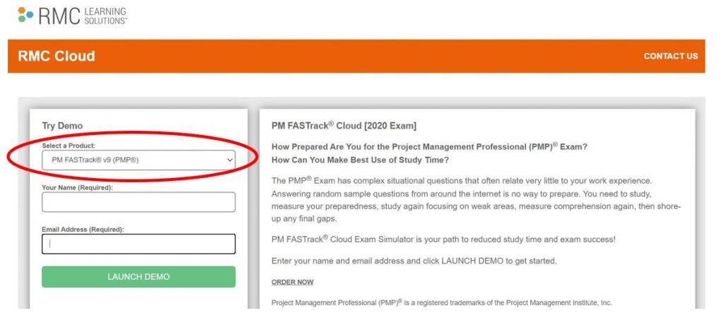 download free pm fastrack exam simulation software